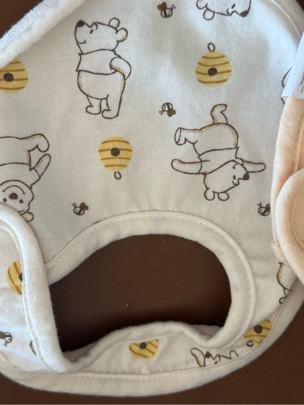 Disney Baby Bibs in Cream, Pale Yellow and White - Winnie the Pooh Set